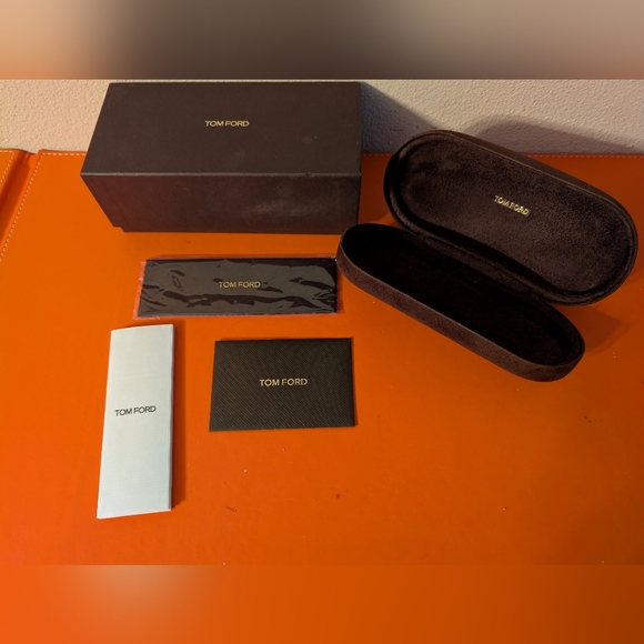 Mens/Womens/Unisex Tom Ford Eugenio Havana Brown Tortoise Sunglasses Box & Case - Picture 11 of 14